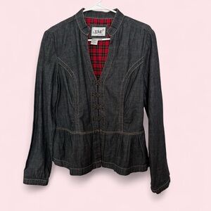 NWT Corset Style Peplum Jacket